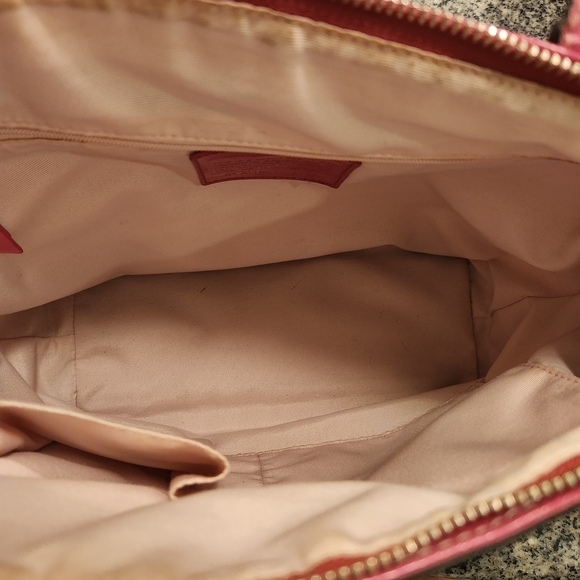 Coach Signature Brown and Pink Tote Bag - Picture 15 of 17